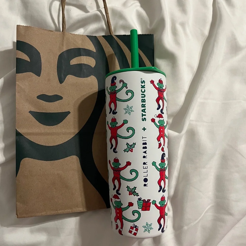 Starbucks x Roller Rabbit Holiday Tumbler - Picture 2 of 5